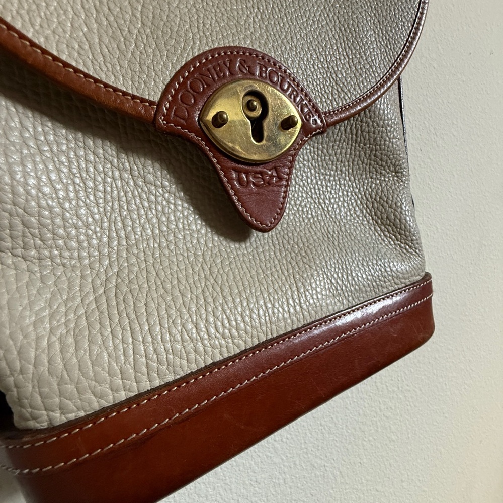 Dooney & Bourke Two-Tone Leather Satchel